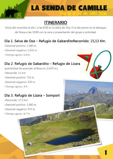 HOJA Trekking_la senda de Camille en Pirineos_Tupanga Ocio y Tiempo Libre